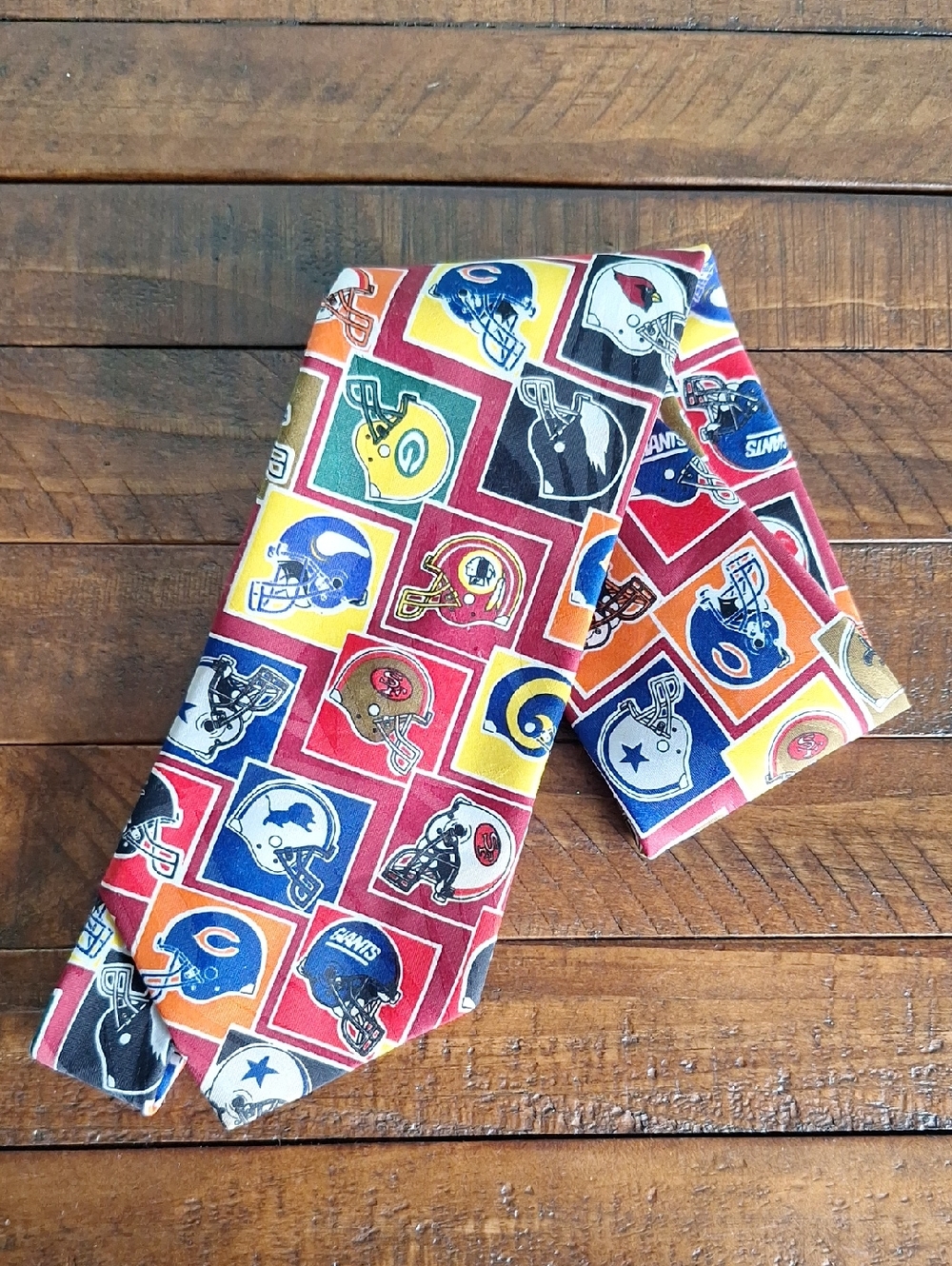 Vintage Ralph Marlin NFL Football Sports Tie